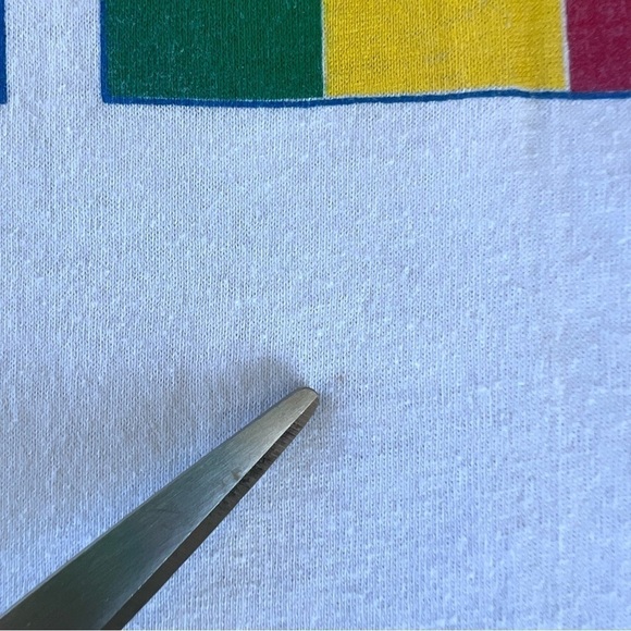 Vintage Single Stitch Virgin Gorda BVI British Islands Short Sleeve Flag T-Shirt - Picture 9 of 9